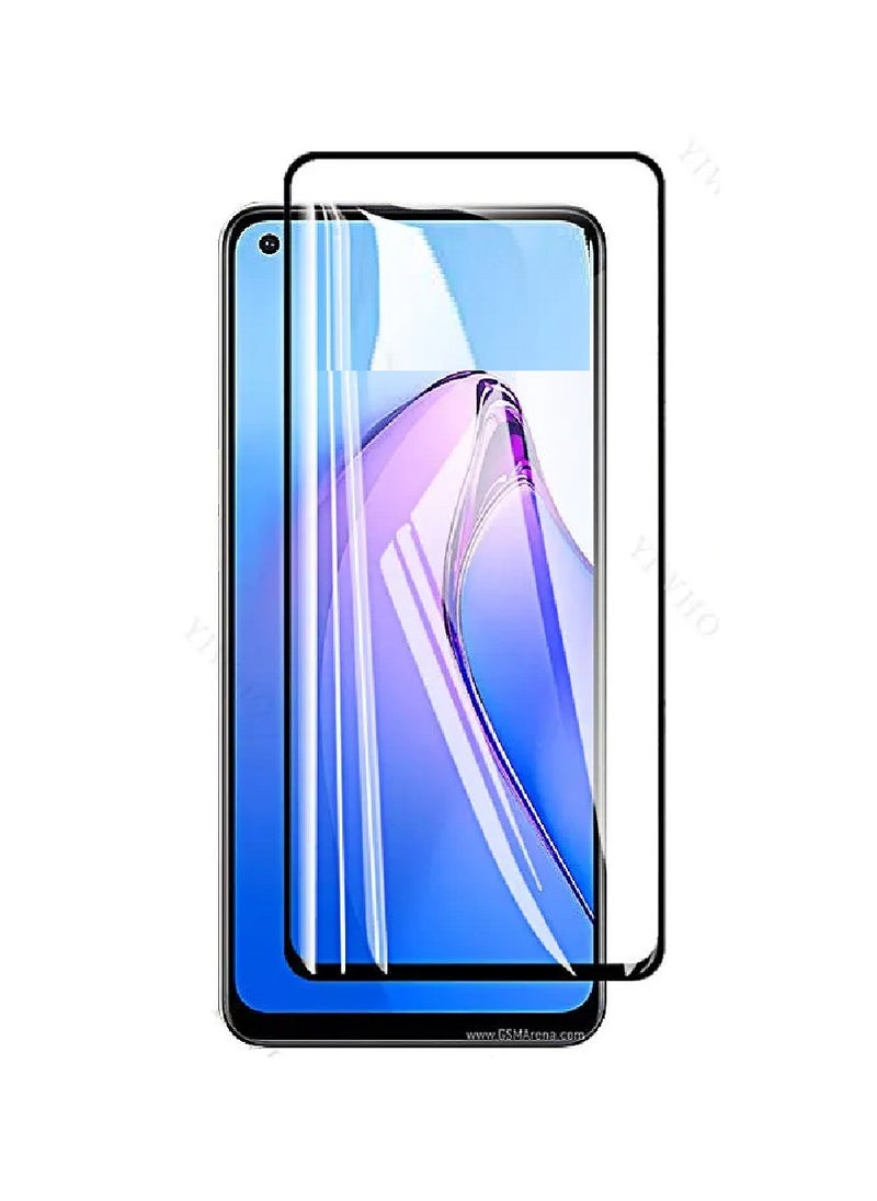 Super Tempered Glass Screen Protector 5D Designed For Oppo Reno8 4G Full Glue Edge to Edge Full Screen Coverage And Bubble Free - Image 1