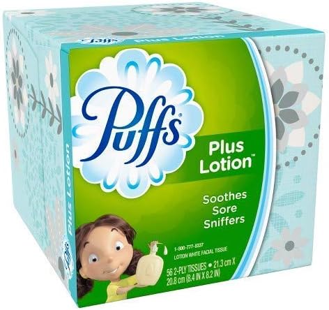 Puffs Plus Lotion Facial Tissues Cube 6 Boxes 56 Count Each - Image 2