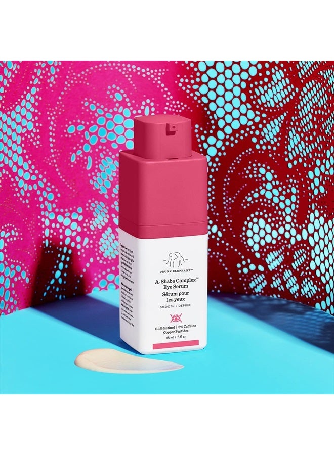 Drunk Elephant A-Shaba Complex Eye Serum - Anti Aging Wrinkle Serum for Dark Circles (15 mL / 0.5 Fl Oz) - Image 3