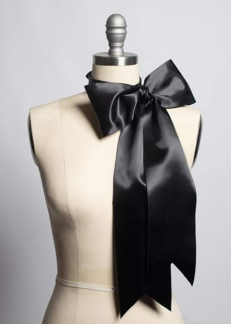 IHKFILAN Filan Double Face Satin Ribbon 1 Inch x 25 Yards Double Sided Solid Polyester Ribbon for Gift Wrapping Party Hair Braids Bow Baby Shower Decoration Floral Arrangement Craft Supplies, Black - Image 4