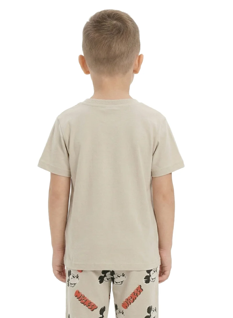 Disney  Toddler Boys Disney Mickey Mouse Printed T-Shirt & Pyjama Set for Kids | Best Price UAE