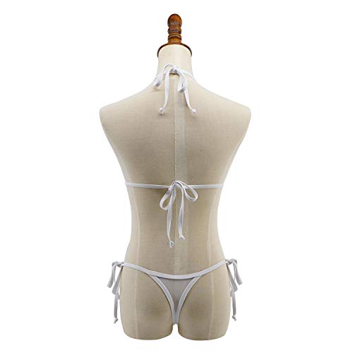 SHERRYLO See Thru Thong Bikini Extreme Sheer Micro Bikinis Mesh Sheer When Wet Swimsuit See Through Bathing Suit Lingerie - Image 4
