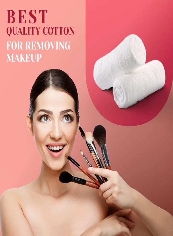 DMAYA Cotton Wool Roll For Makeup Remover Cotton Pads For Face | Toner application Soft Cotton Facial Cleansing For Makeup Remover, Beauty Cotton Roll (100 gm) - Image 5