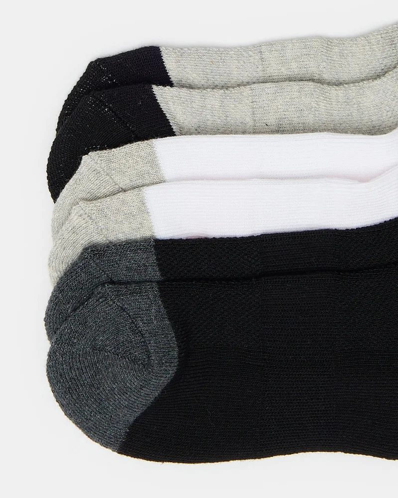 ردتاغ Girls Assorted Ankle Length Sports Socks (Pack Of 3)