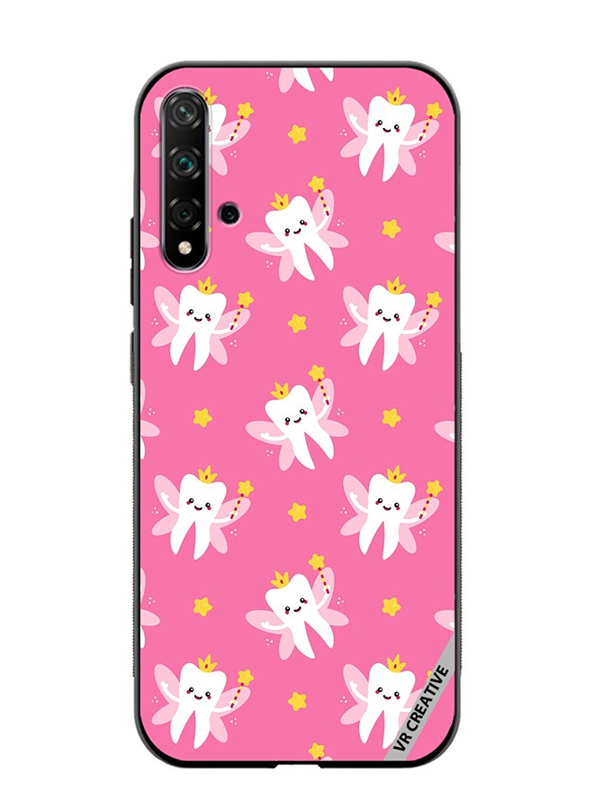 VR CREATIVE Protective Case Cover For Huawei Nova 5T Cute Tooth Fairy Design Multicolour - Image 1