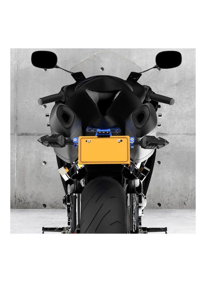 NIBEMINENT - Motorcycle License Plate Bracket With LED Light - Image 1