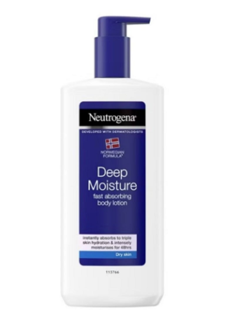 Neutrogena naturals - Deep Moisture Fast Absorbing Body Lotion 400ml - Image 1