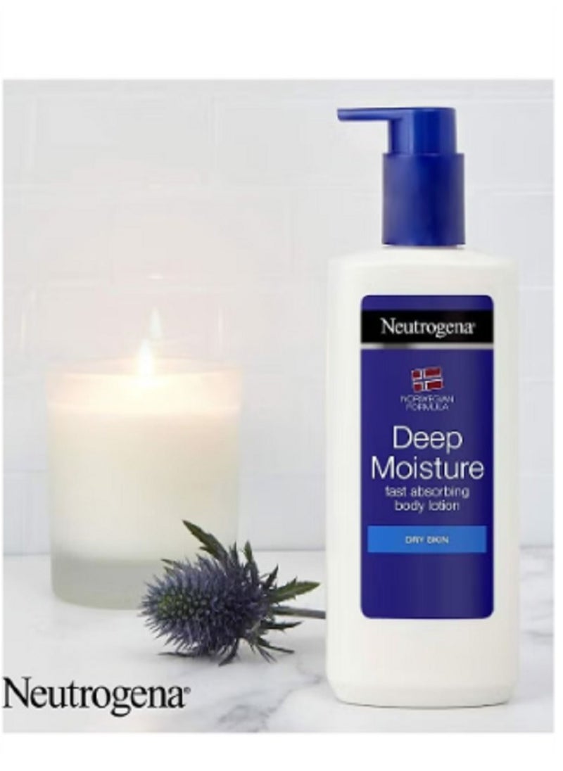 Neutrogena naturals - Deep Moisture Fast Absorbing Body Lotion 400ml - Image 1