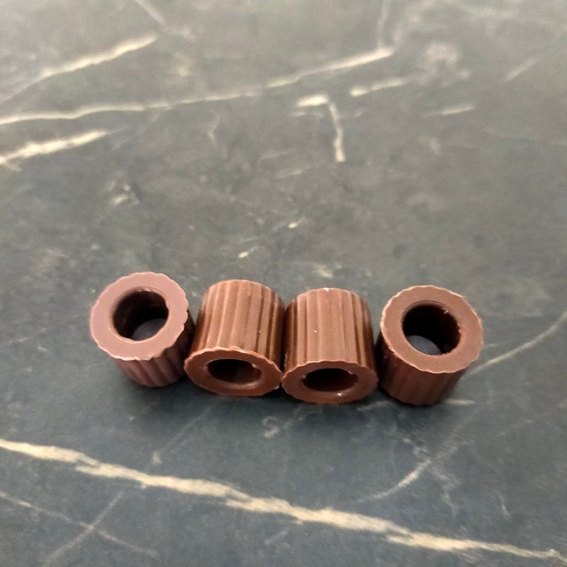 [ 50 Pcs ] Plastic Shelf Bracket Support Pegs for Cabinet Shelf (Brown) - Image 3