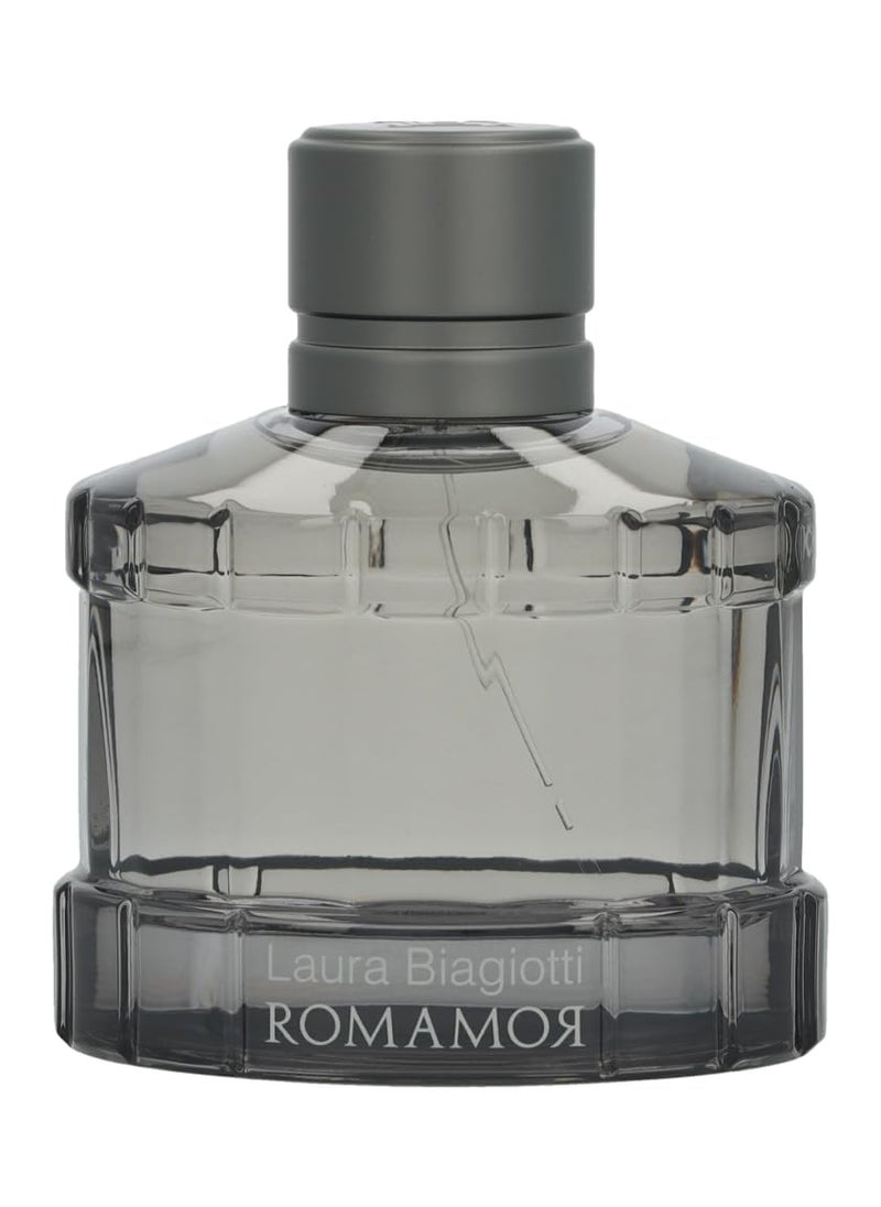 Laura Biagiotti - Laura Biagiotti Romamor  Cologne for Men  Amber Woody Fragrance  Perfume for Men with Grapefruit Black Pepper Vetiver and Ginger  25 oz - Image 1
