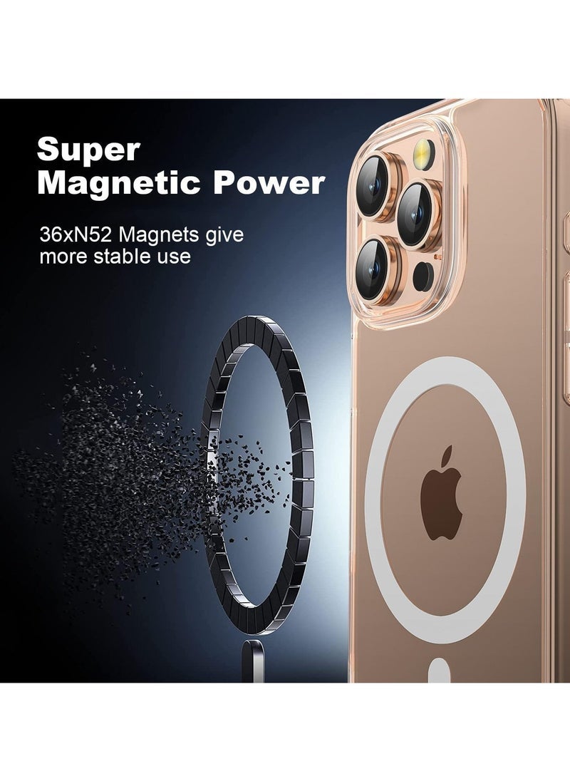 ELTRAZONE Strong Magnetic Clear Case for iPhone 16 Pro Max [Compatible with MagSafe] | Grade Drop Tested | Shockproof Protective Slim Thin iPhone 16 Pro Max Cover 6.9 Inch | Crystal Clear, Scratch-Resistant Case for Maximum Protection - Image 2