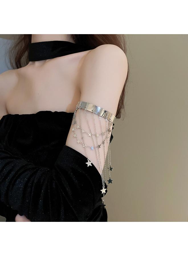 European And American Metal Flower Bracelet Exaggerated Niche High Sense Bracelet Armband Fashion Design Sense Temperament Jewelry
