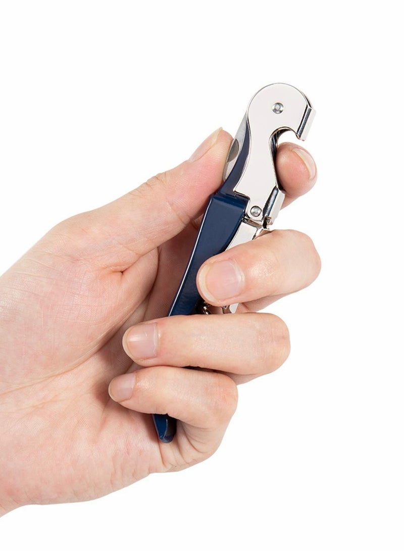 SYOSI 4 عبوات مجانية من مجموعة أدوات فتح زجاجات النبيذ للمحترفين، مُحسّنة مع مفصلات من الفولاذ المقاوم للصدأ الثقيلة لموظفي المطاعم، السوميلير، النادلين - Image 4