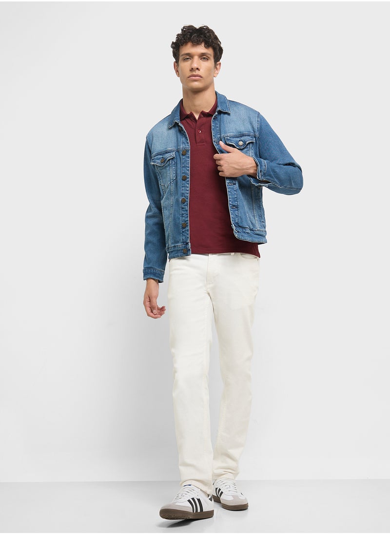 Seventy Five Essential Pique Polo Shirt  - Image 4