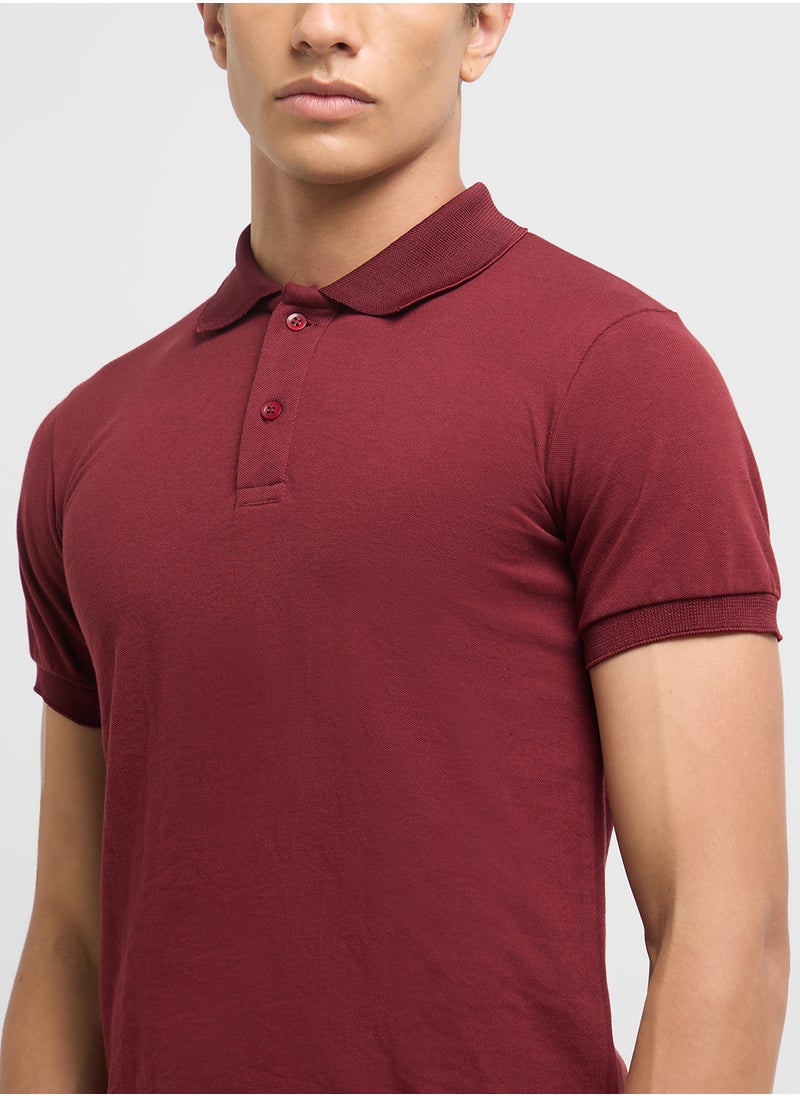 Seventy Five Essential Pique Polo Shirt  - Image 3