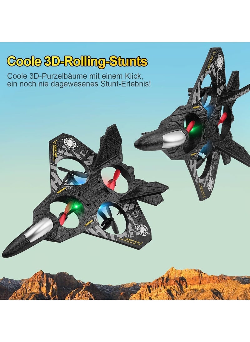 XIPH RC Airplane - 2.4GHz Remote Control Airplane (L0712 Quadcopter) - RTF for Beginners, Kids and Adults - Image 4