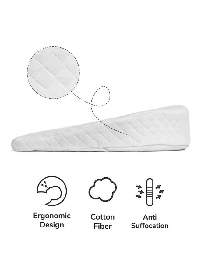 DMG TECH Baby Soft Round Crib Wedge Pillow With Washable Cover  - Image 4