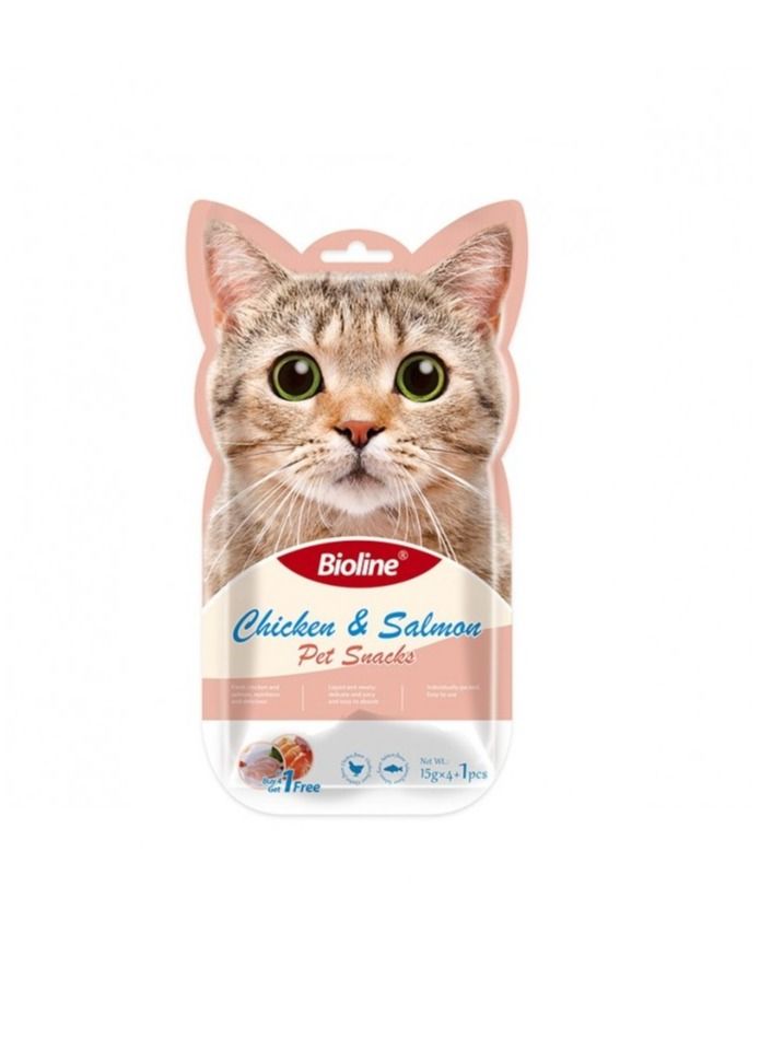 Bioline Chicken and Salmon Cat Treats