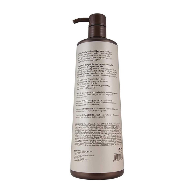 Macadamia Professional Nourishing Repair Shampoo 33.8oz Macadamia Professional Macadamia Oil and Argan Oil for Hydration, Shine, and Color Protection - Image 2