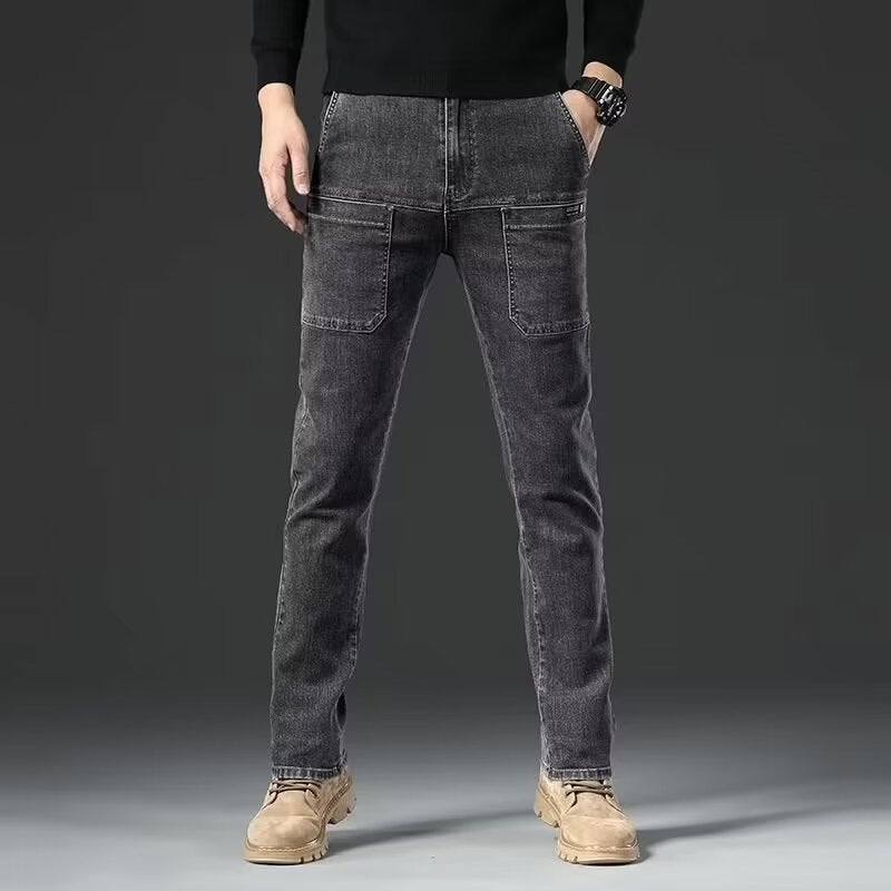 Unisex Casual Daily Denim Jeans - Image 3
