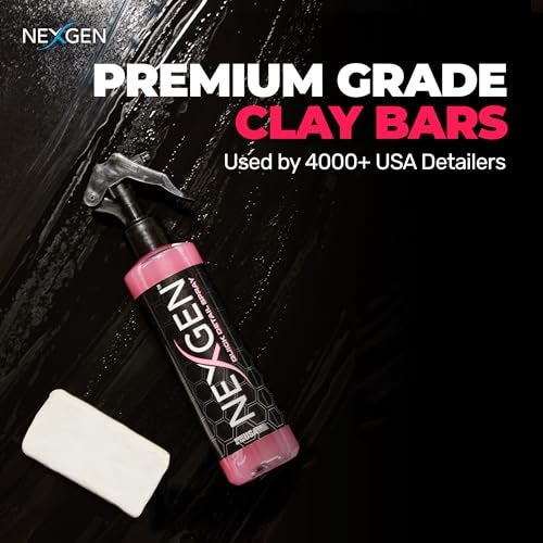 Nexgen Premium Ceramic Clay Bar Kit – 5 Piece Professional-Grade Car Cleaning Kit with Ceramic Spray & Quick Detailer – On-The-Go Car Detailing – Ideal for Cars, Trucks, Boats & More - Image 3