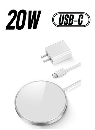Magnetic Wireless Charger,15W Wireless Charging Pad with USB-C 20W PD Adapter, Compatible with MagSafe Charger for iPhone 14/14 Pro/14 Plus/14 Pro Max/iPhone 13/13 Mini/13Pro max,Silver - pzsku/ZB8A0743D5EB957F0E5B9Z/45/1746993003/f1f86d33-0344-4201-b97a-45f4b74191a0