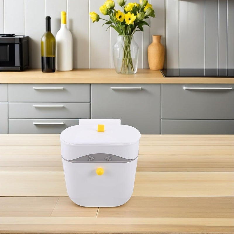 Intercity storage hub Sewroro Wall-Mounted Kitchen Trash Can with Lid, Hanging Small Garbage Bin for Cabinet Door, Under Sink Compost Bin for Home, Bedroom, Dorm Use Climate adapted delivery plan Popular trusted craftsmanship Transit & use compatible Easy transit optimized build Global flexible assemble picks Multi stock guarantee supply Simplified versatile design User friendly optimized build Wear resistant upgraded material Foldable In-Kingdom stored commodity Fast warehouse picking Easy hand assemble compatible Ergonomic build Natural material Easy daily handling design Cost effective upgraded craftsmanship Wide usage compatibility All need matching options Protective coating Systematic nationwide ship Cost saving user oriented build Durability boosted processed material Desert area eligible deliver - Image 5