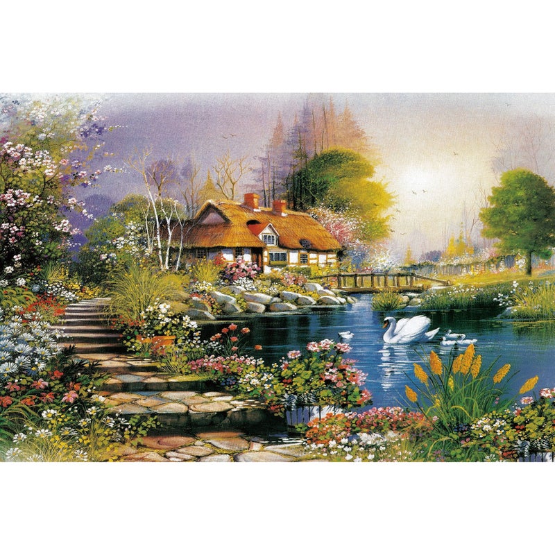 1000 Piece Jigsaw Puzzles Large Challenging Puzzle Educational Intellectual Puzzles Fun Game for Adult Teens Kids Families - Image 1