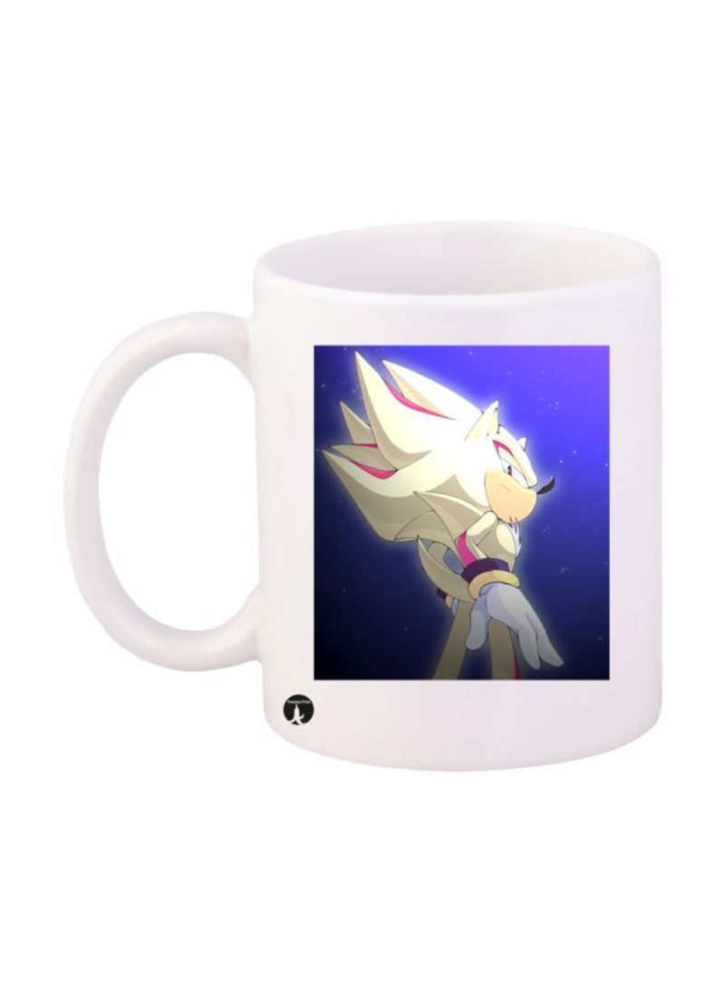 RKN Sonic Video Game Printed Mug White/Blue/Pink Standard Size