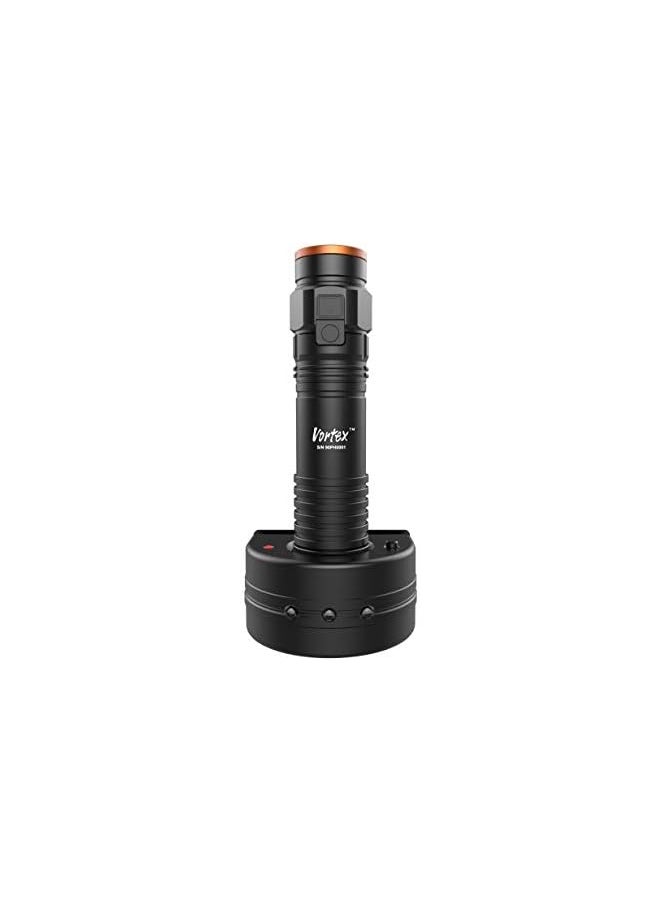 VORTEX Vortex TX200 Emergency Signal Rechargeable USB Wall Mount Charging Dock 7/24 Dual Switch Base Mini-USB Charging Dimming Tactical Function Handheld Traffic Wand Tripod Compatible Flashlight  - Image 2