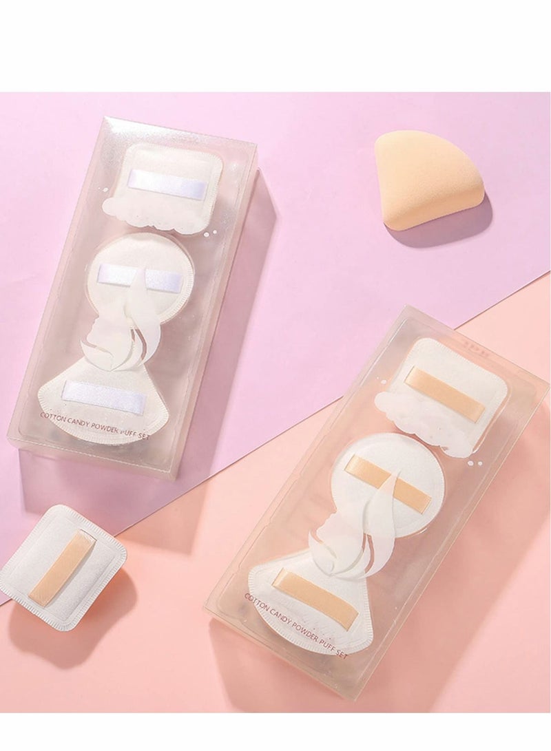 Excefore Powder Puff, Face Pads Triangle Makeup, Cushion Cosmetic Sponge Soft Foundation Beauty Tools for Women Accessories - Image 1