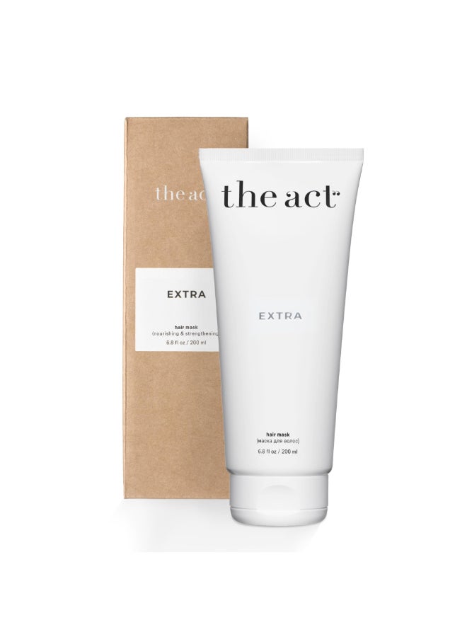 The Act Extra Nourishing Hair Mask with Argan Oil Coconut Oil Hyaluronic Acid Intense Hydration Repair for All Hair Types Ideal for Curly and Damaged Hair 68 Fl oz - Image 2