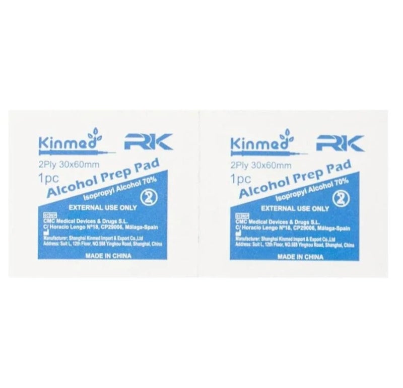 Kinmed Alcohol Prep Pads 70%  100 Pads - Image 3