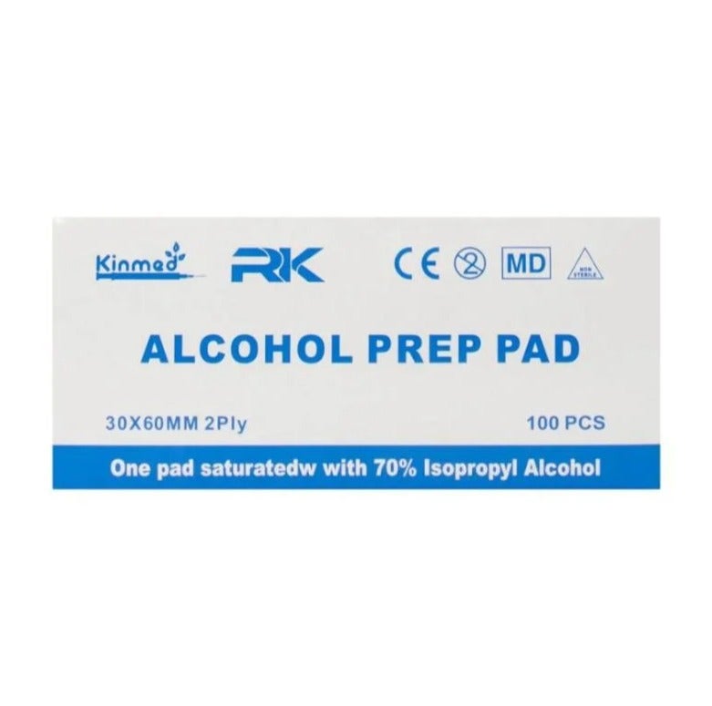 Kinmed Alcohol Prep Pads 70%  100 Pads - Image 2