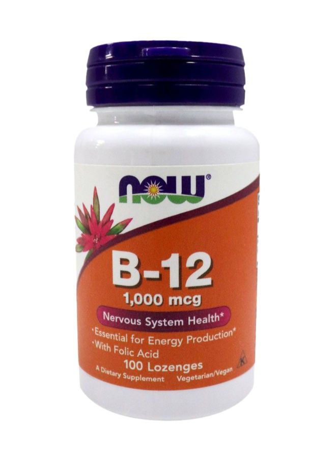 now B-12 1000 mcg Lozenges 100's - Image 1