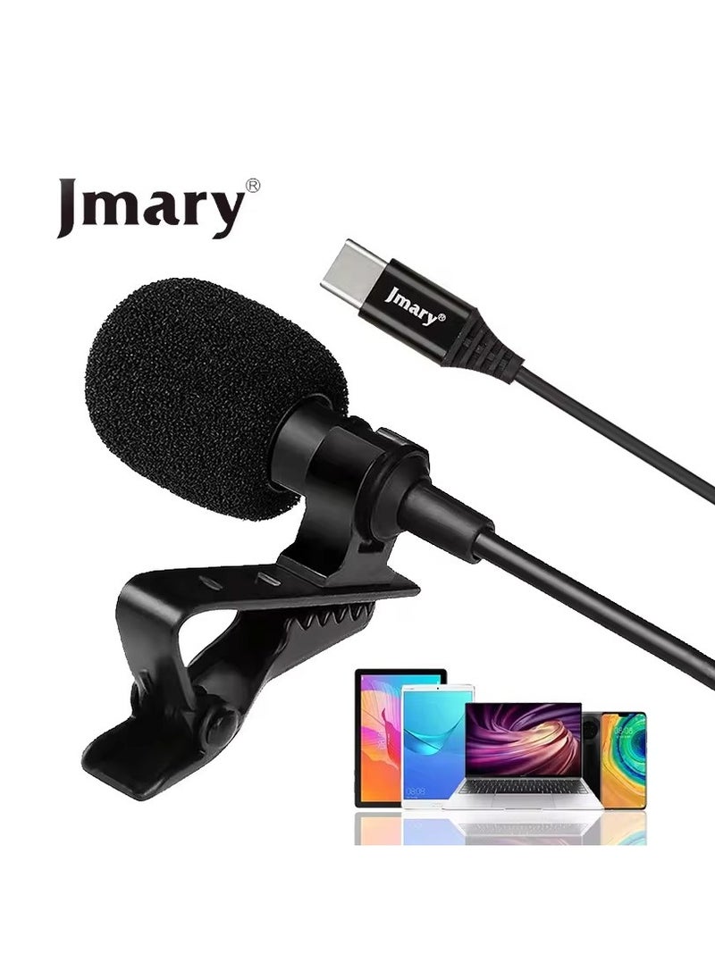 Jmary Jmary MCR2 Professional Type C Interface lapel mic 3.5mm micro type Mic Mobile Phone PC voice lavalier microphone  - Image 5