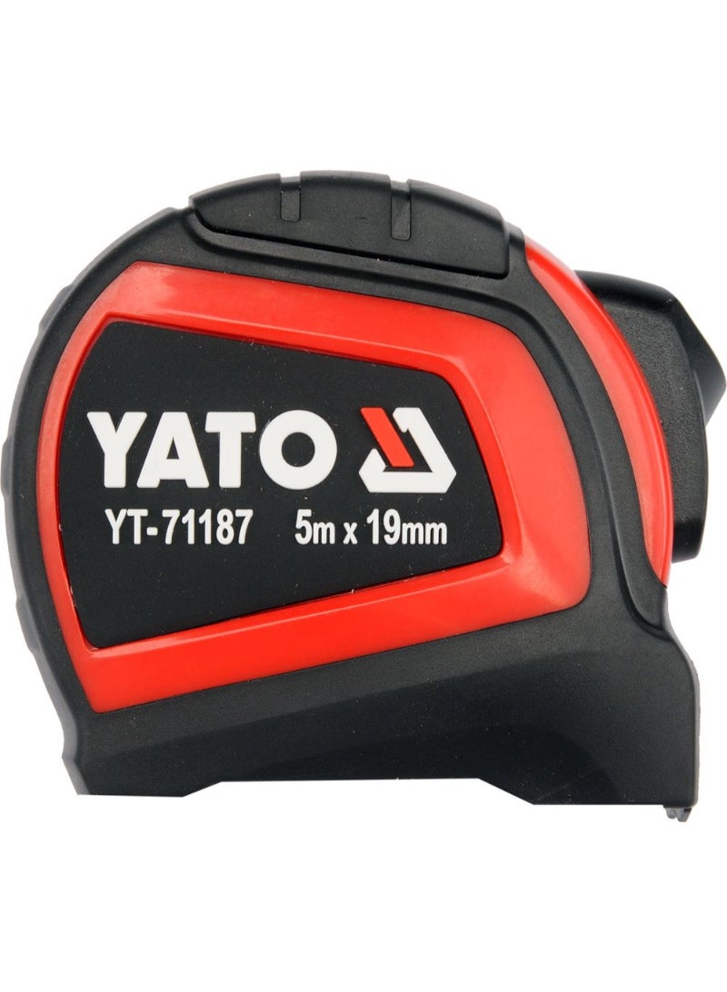 Yato YATO Measuring Tape 5Mx19mm Double Blister Card YT-71187 