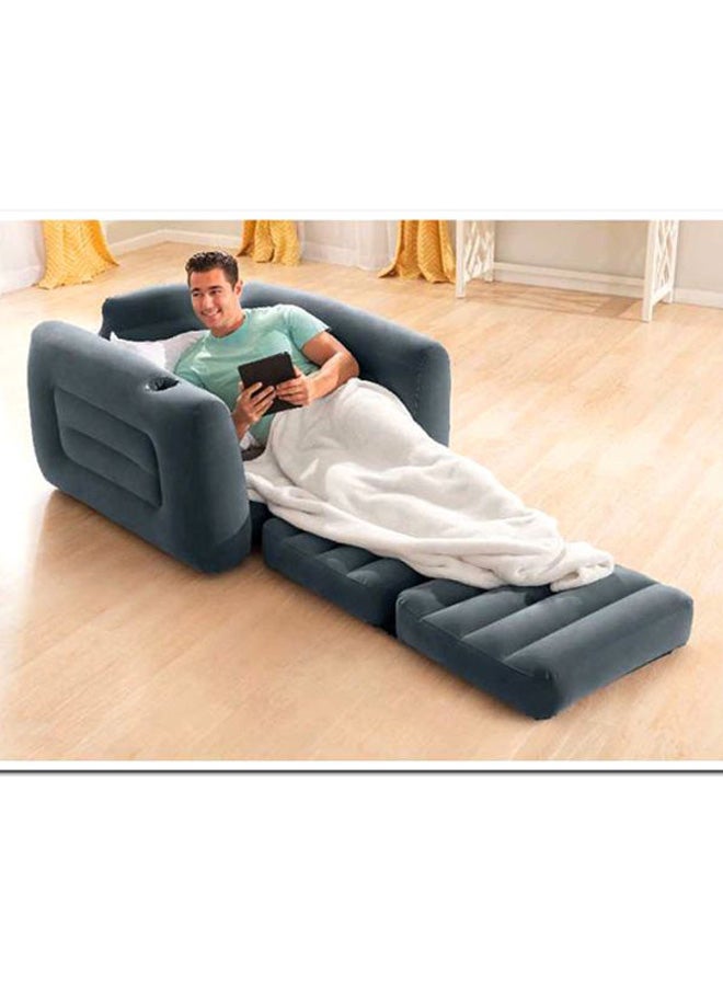 INTEX Pull-Out Chair Dark Grey 109x218x66cm - Image 3