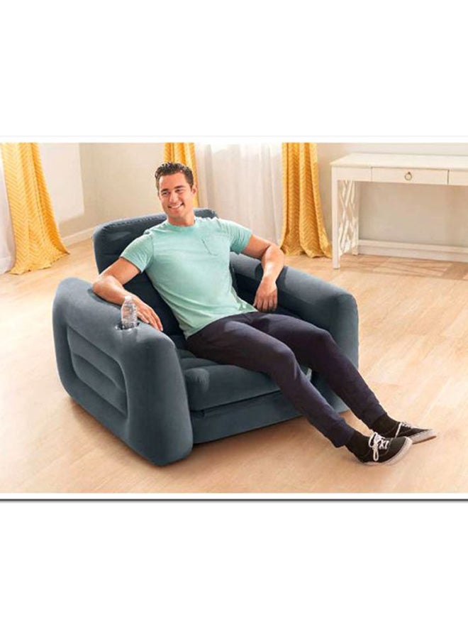 INTEX Pull-Out Chair Dark Grey 109x218x66cm - Image 4