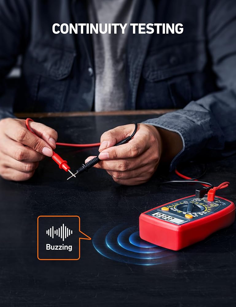 AstroAI Multimeter Digital measures AC/DC Voltage, DC Current, Resistance - Image 2