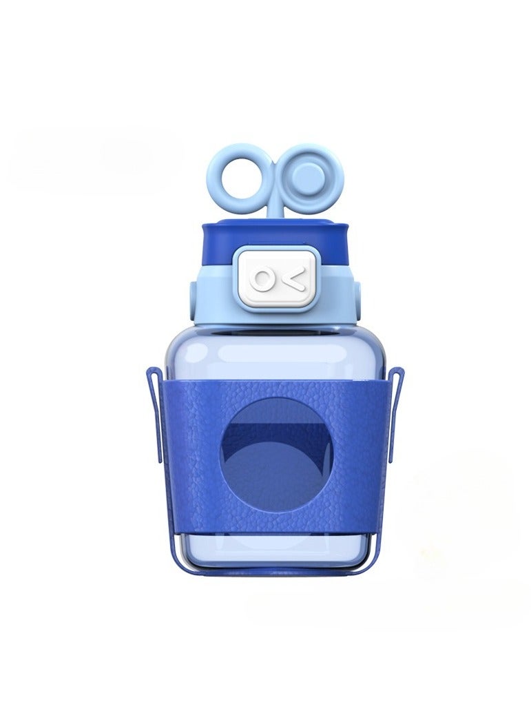 Cartoon Water Cup Bouncing Straw Cup Cute Sports Outdoor Strap Cup - Image 1