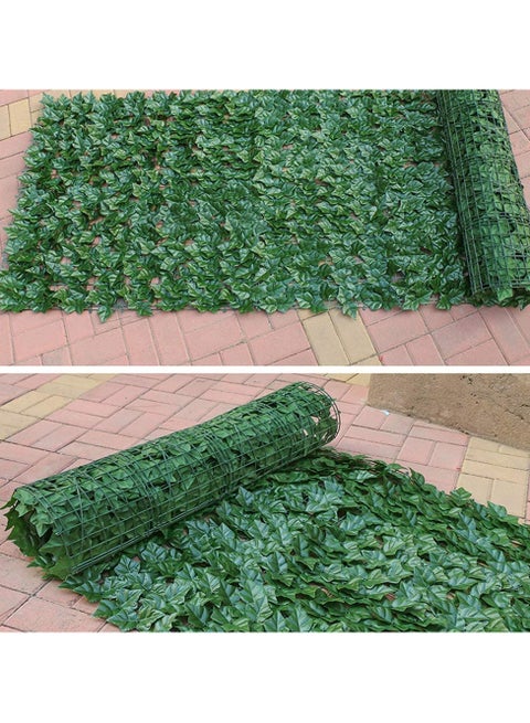 سياج النبات التحوط الاصطناعي ورقة خضراء فو اللبلاب سياج الخصوصية جدار النبات العشب وهمية خلفية الزخرفية لشرفة الحديقة الداخلية والخارجية