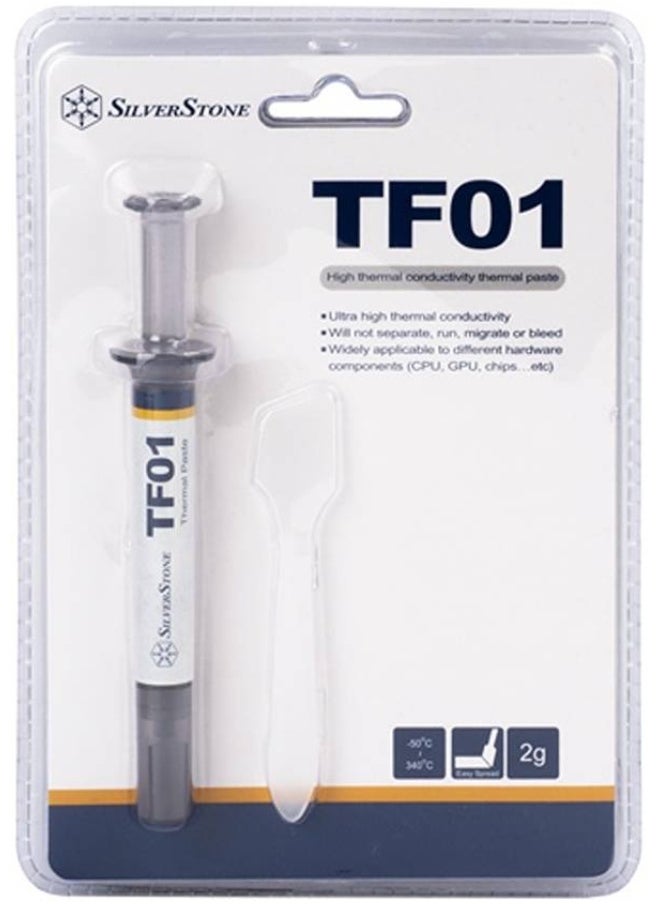 SILVER STONE TF01 Thermal Paste with High Thermal Conductivity, No Separation, Penetration or Leakage | TF01  - Image 3