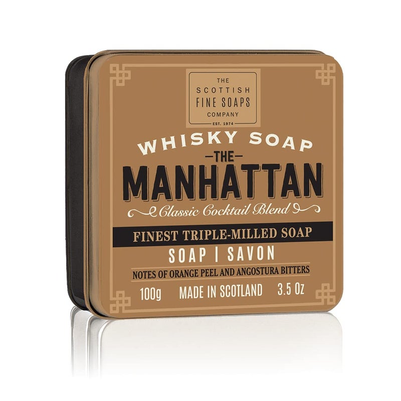 Scottish Fine Soaps Scottish Soap Soap In A Tin The Manhattan - Image 2