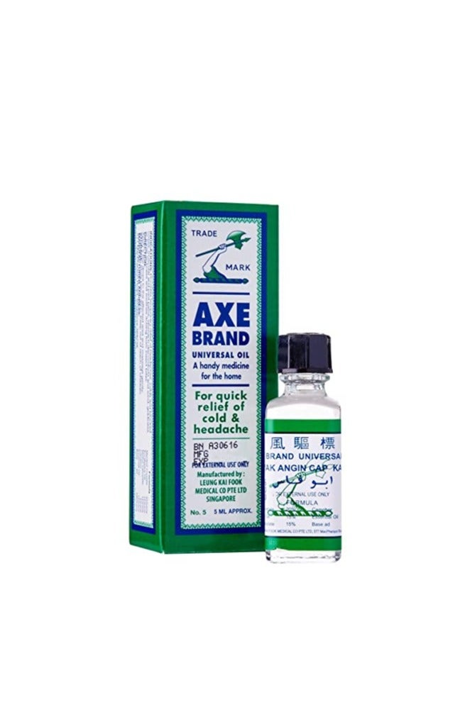 Axe Universal Oil For Quick Relief Of Cold And Headache 5ml (Pack of 12) - Image 2