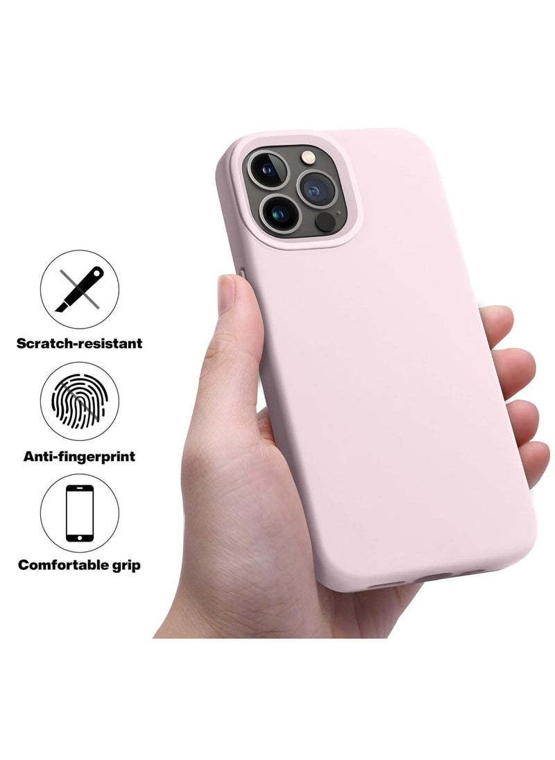 ELTRAZONE Designed for iPhone 14 Pro Max Case, Silicone Shockproof Slim Thin Phone Case for iPhone 14 Pro Max 6.7 inch (Chalk Pink) - Image 3