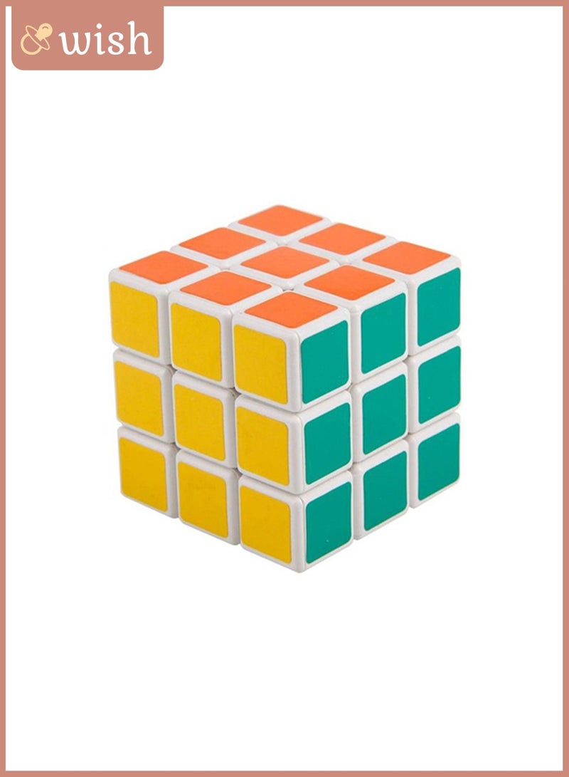 Wish Magic Cube 3 x 3 x 3 Speed Cube, 3 x 3 Magic Puzzle Cube Sticker-Free Speed Cube 3D Puzzle Games for Children Adults - Image 1