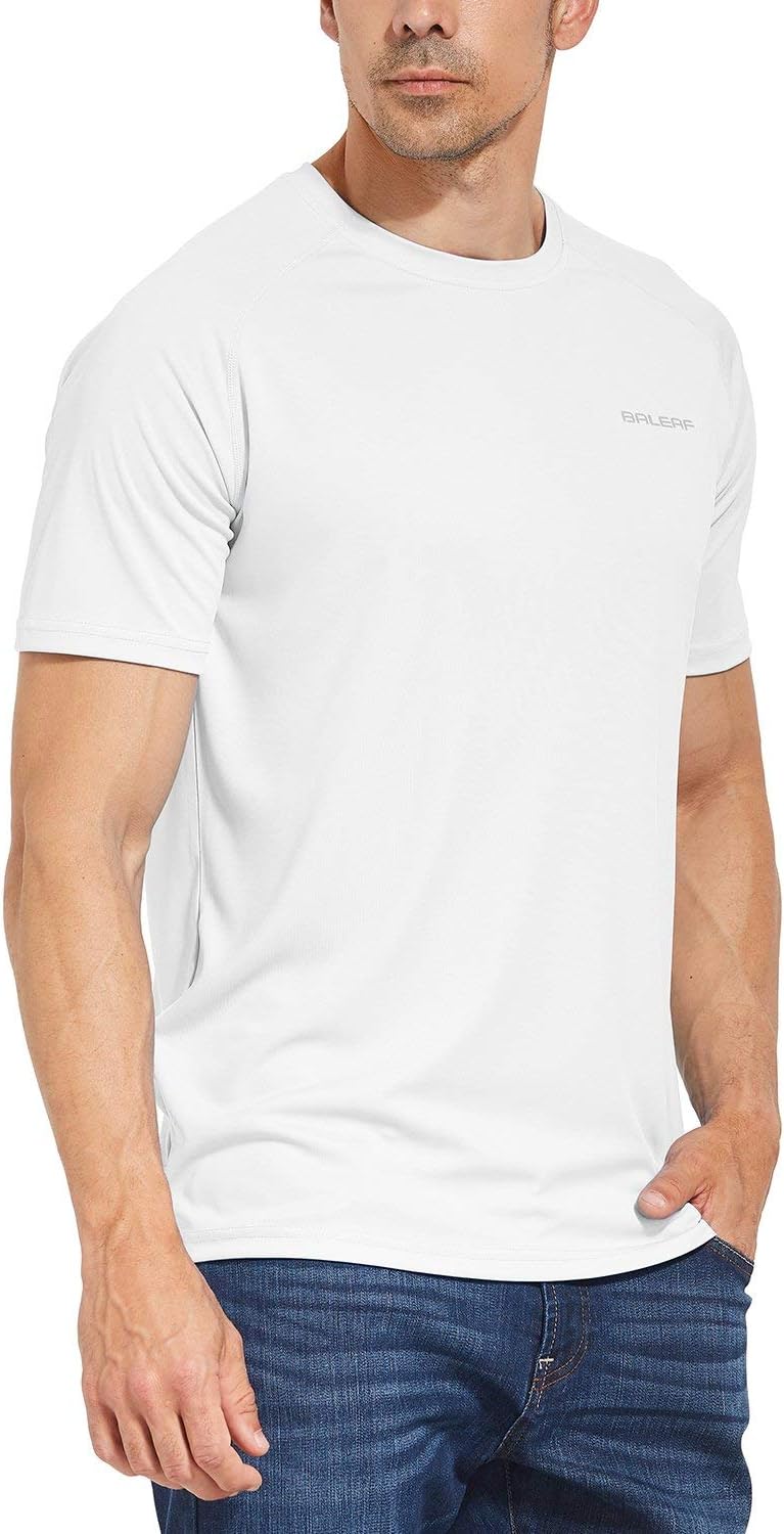 Baleaf Men's Sun Protection Shirts UV SPF UPF 50+ Long Sleeve Rash Guard Fishing Running Quick Dry Lightweight - Image 2