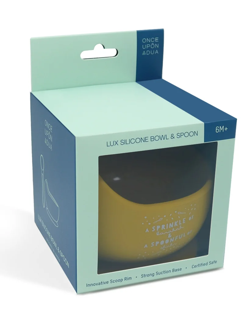 ONCE UPON A DUA Lux Silicone Bowl & Spoon Set