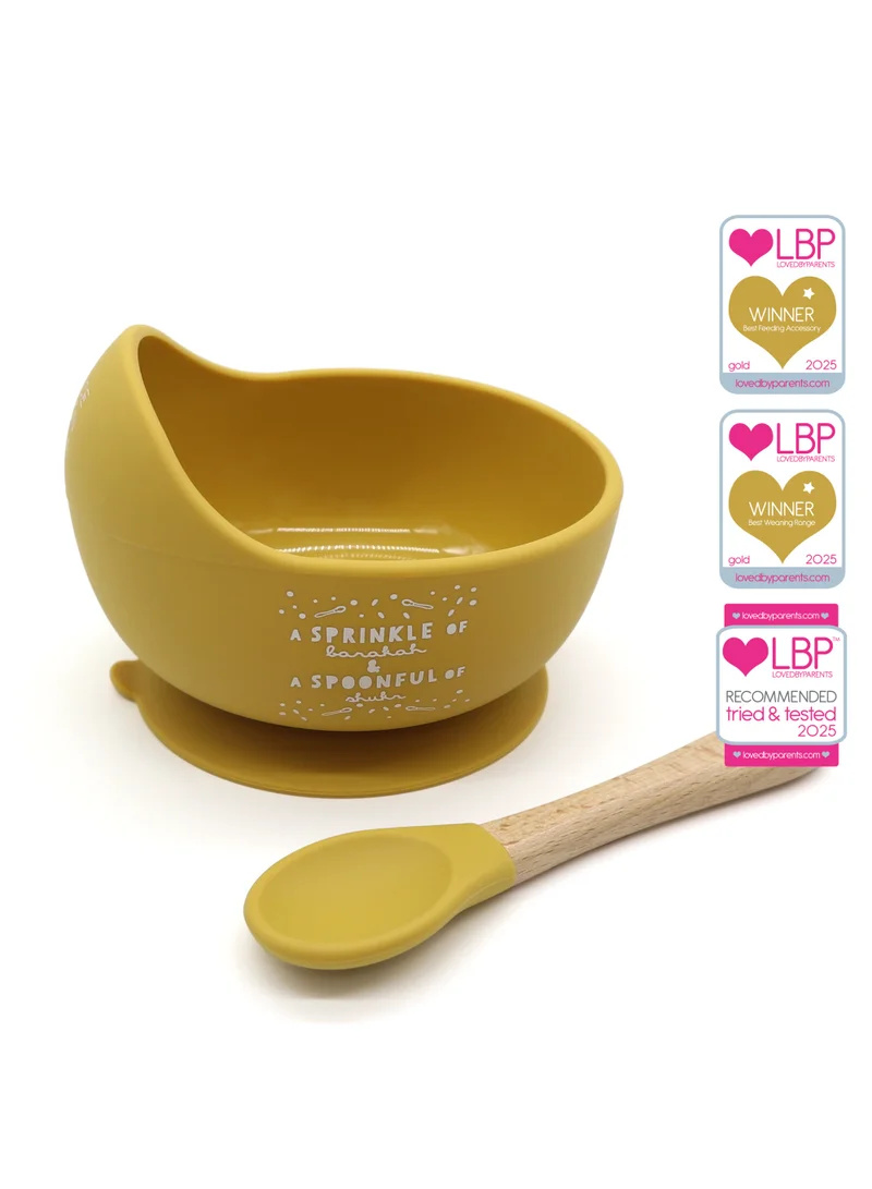 ONCE UPON A DUA Lux Silicone Bowl & Spoon Set